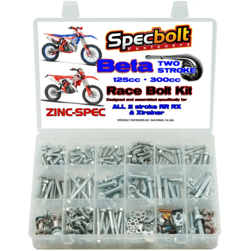Specbolt - Beta 2 Stroke Upgrade Bolt Kit for RR/RX/XTRAINER 125-300 | BETA-2-STROKE-ZP