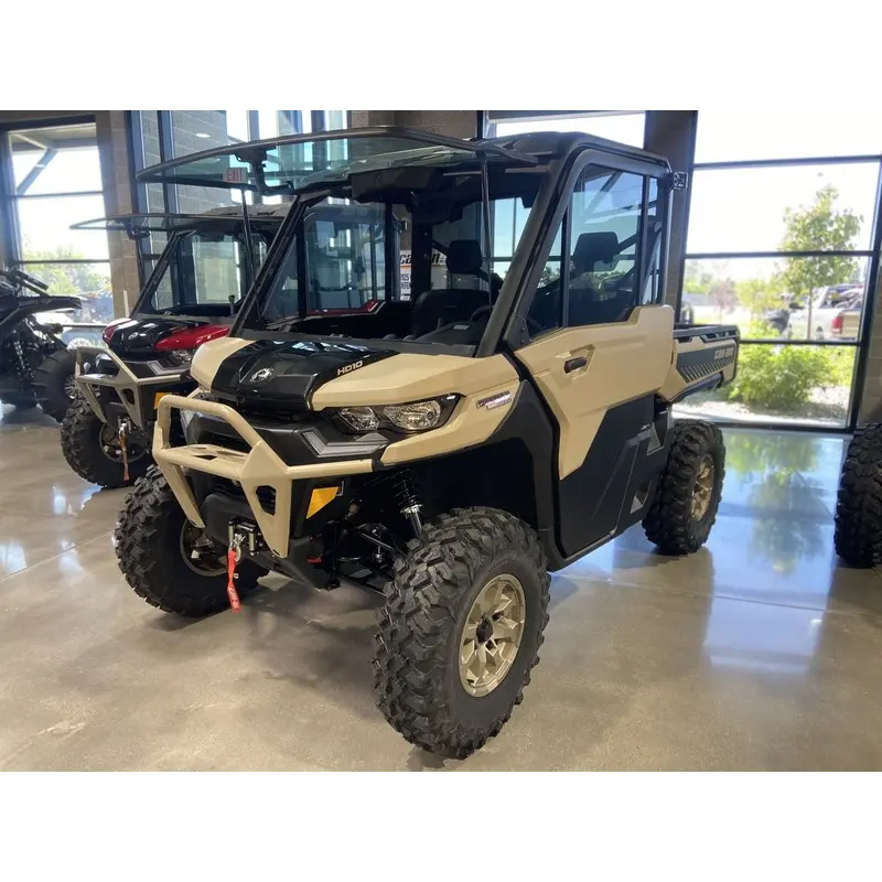 New 2025 Can-Am Defender Limited HD10 Desert Tan & Stealth Black