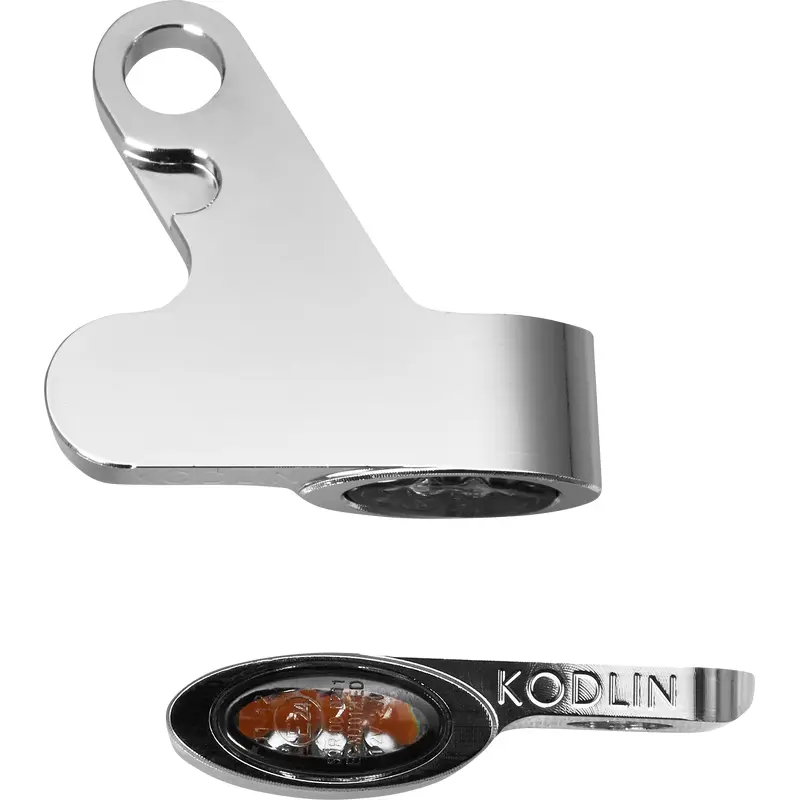 KODLIN USA LED 2-1 Front Turn Signal w/ Running Light - Chrome K68501