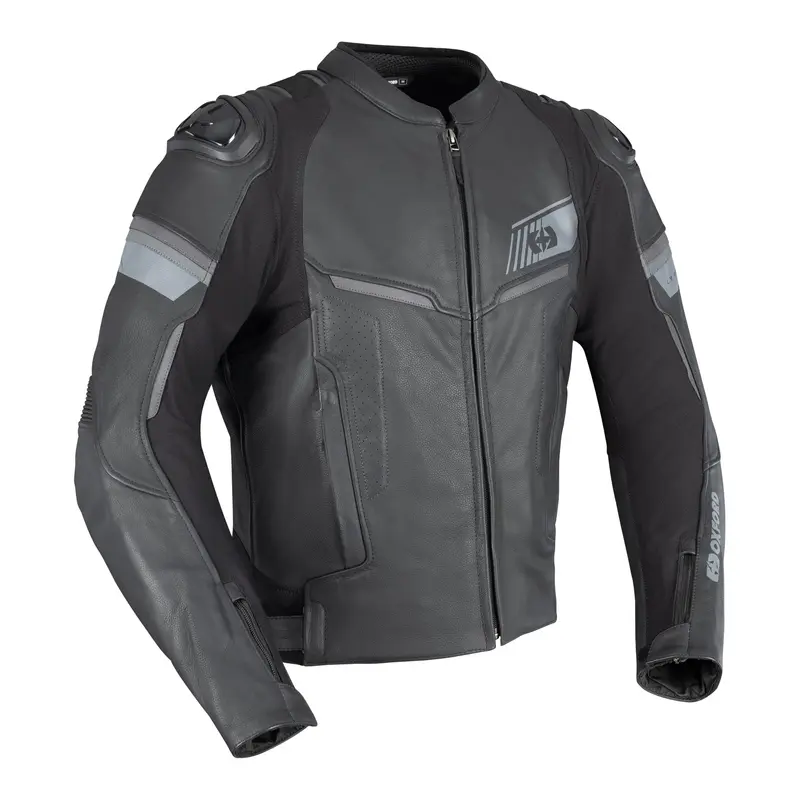 Oxford Cypher 1.0 Men's Leather Jacket - Stealth Black (L/50)