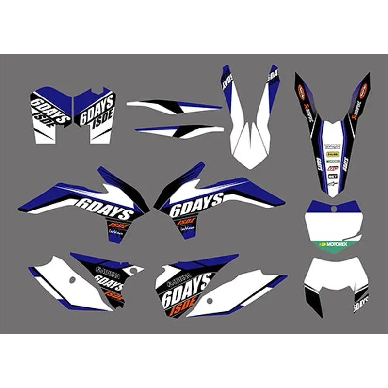 Full Graphics Decals Stickers Kit For KTM EXC/XC-W/XCF-W 2014-2016