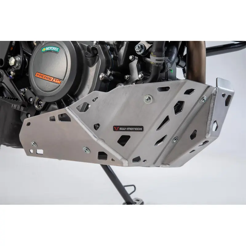 BASH PLATE SW MOTECH SILVER KTM 390 ADVENTURE 19-ON