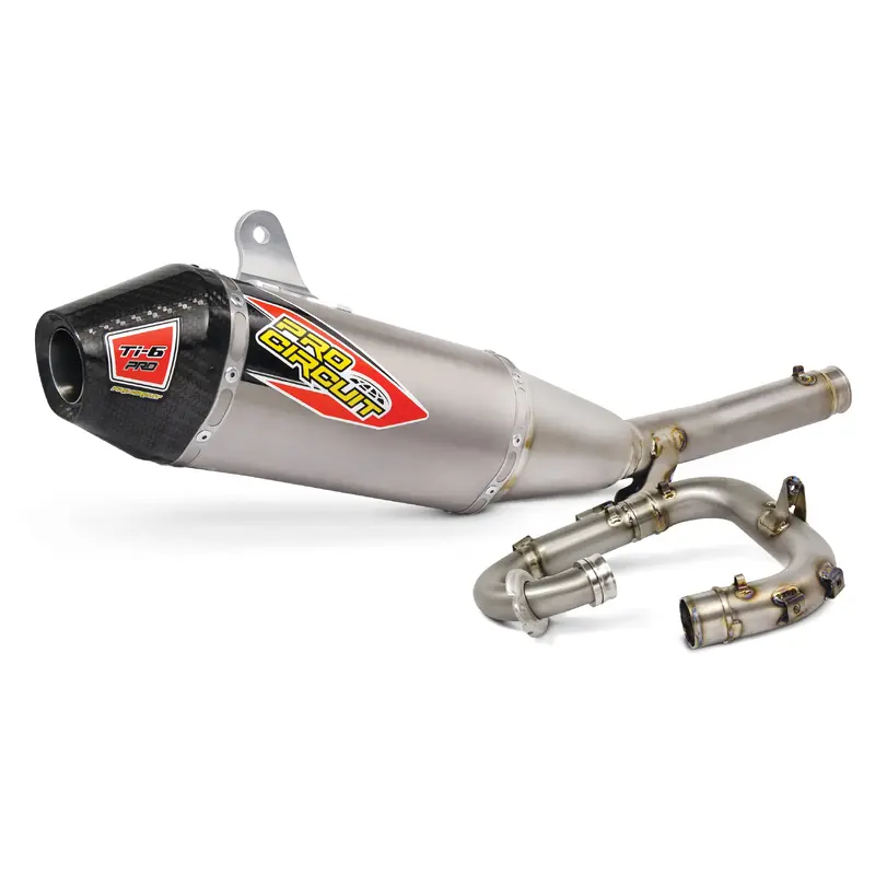 PRO CIRCUIT TI-6 PRO EXHAUST SYSTEM W/CARBON END CAP 0331625FP