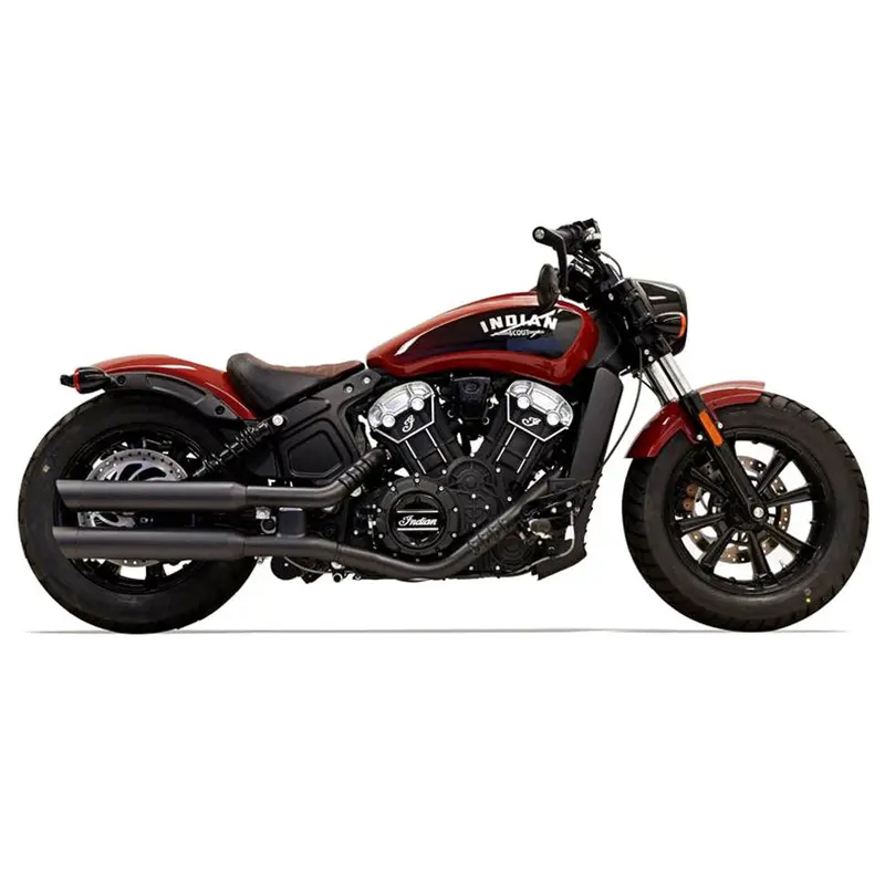 Indian BASSANI XHAUST Slip-On Mufflers Black