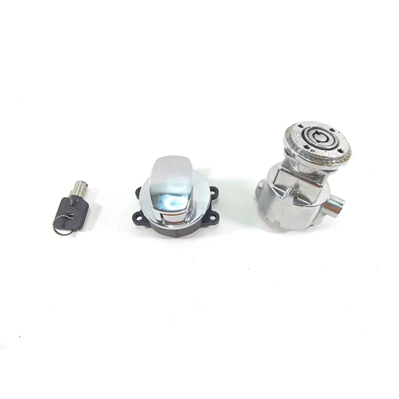 2014 Harley Dyna FXDB Street Bob Ignition Switch Steering Lock Key Set 71430-12