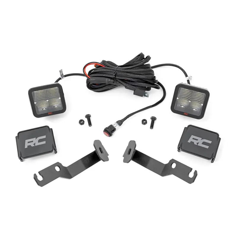LED Light Kit | Ditch Mount | 2" Spectrum Pair | Spot | Toyota Tacoma (05-15) | 71093