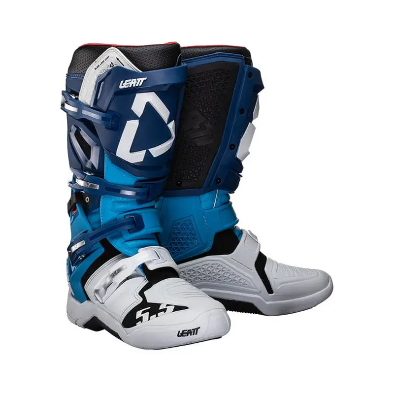 Leatt 5.5 Flexlock Boots V24 Cyan [Closeout]