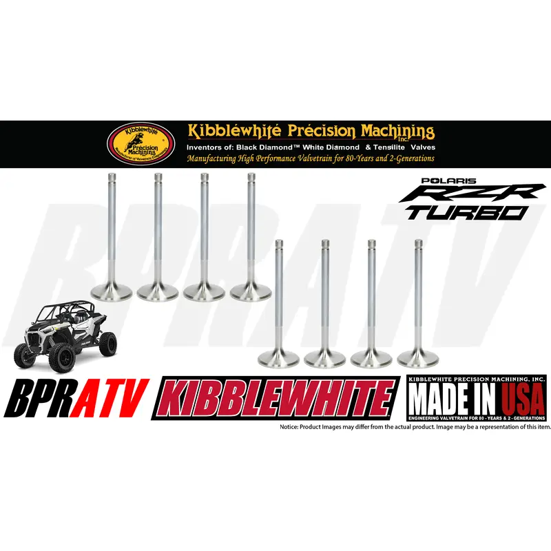 Polaris RZR 1000 (XP/Trail S) XP Turbo Kibblewhite Precision Valve Kit 2015-2024