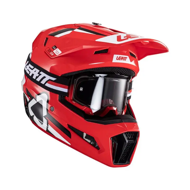 Leatt 3.5 Moto Helmet With 4.5 Goggles V24