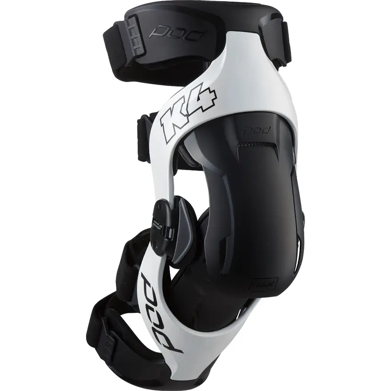 POD K4 V2.0 KNEE BRACE (RT) WHITE/BLACK XS/SM K4023-058-XS/SM