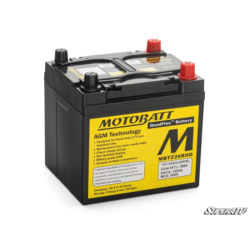 Polaris General Motobatt Battery Replacement