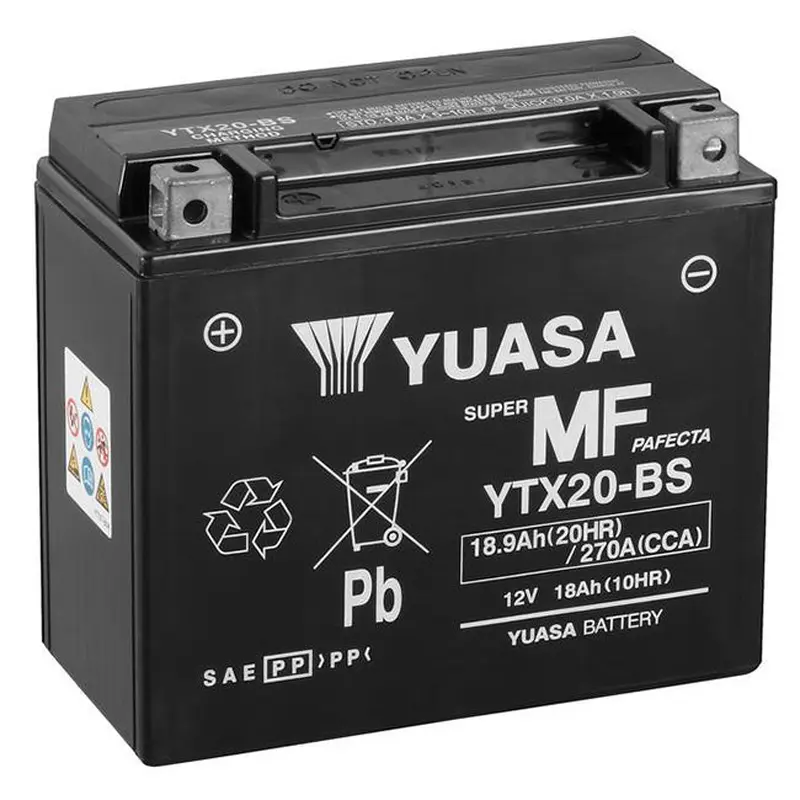 YTX20-BS Non-DG Factory Sealed Battery Yuasa (YTX20BS)