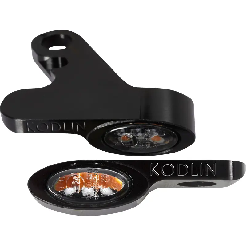 KODLIN USA LED 2-1 Front Turn Signal w/ Running Light - Black K68500