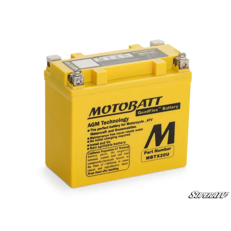 Can-Am Commander Motobatt Battery Replacement