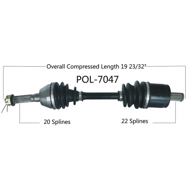2005 Polaris Magnum ATP 330 Front Right or Left CV axle shaft TrakMotive POL-7047