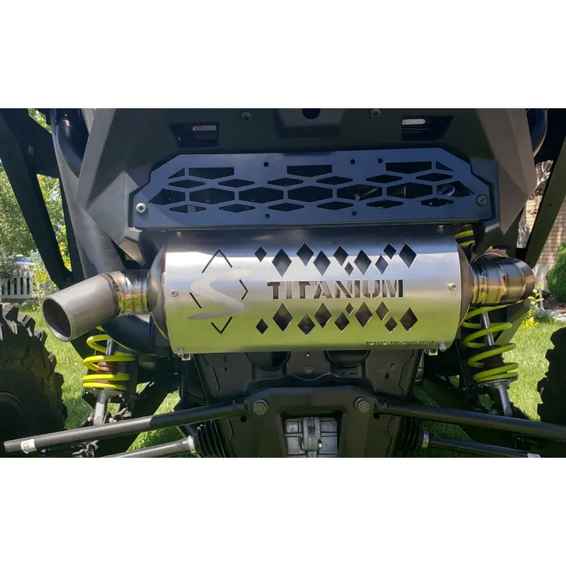 RZR XP Titanium Muffler by Diamond S