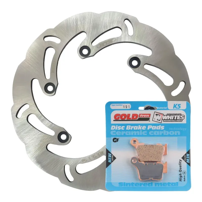 BRAKE ROTOR & PAD REAR KIT - KTM 450 SX-F 07-19 - WAVE #MDKR08009