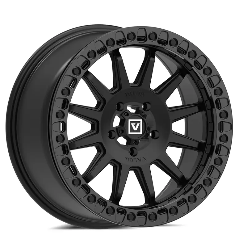 V09 BEADLOCK FLOW FORM 15X7 +40 5X114.3 SATIN BLACK