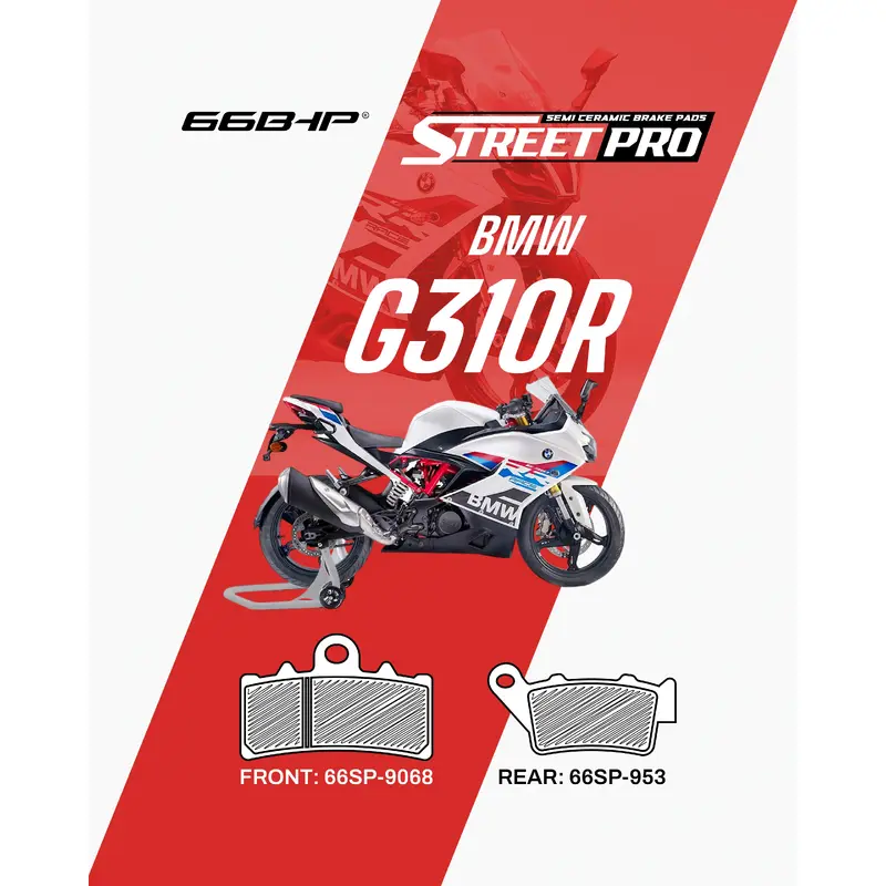 BMW 310R Street Pro Semi Ceramic Brake Pads