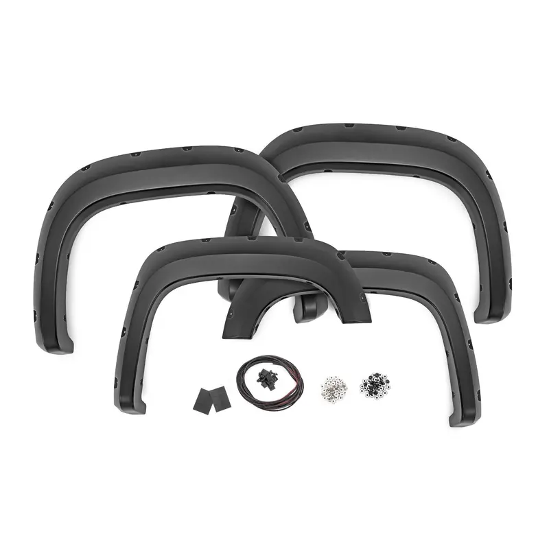 Pocket Fender Flares | GAZ Summit White | 6'7" & 8' Bed | GMC Sierra 1500 (07-13) | F-G10716-GAZ