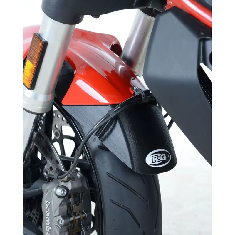 R&G Racing Black Fender Extender For 2017-2018 Ducati Monster 797 FERG0347BK