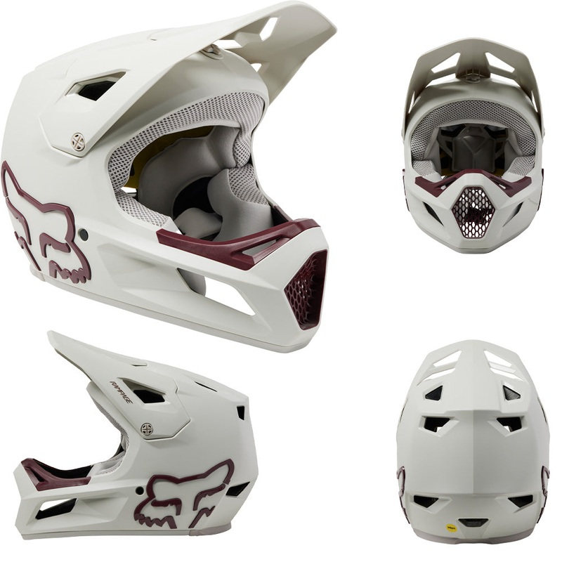 Fox Rampage MIPS Helmet - M - Vintage White